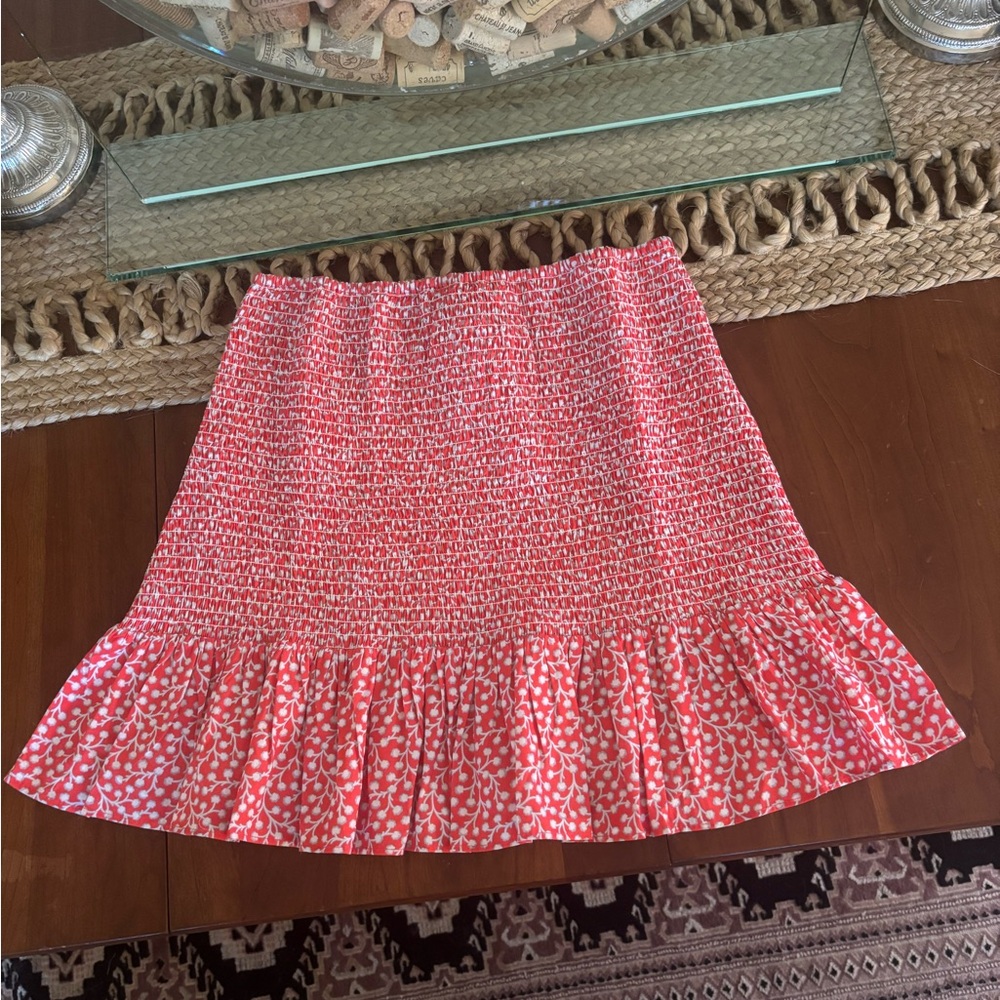 French Connection Elao Rhodes Smocked Skirt